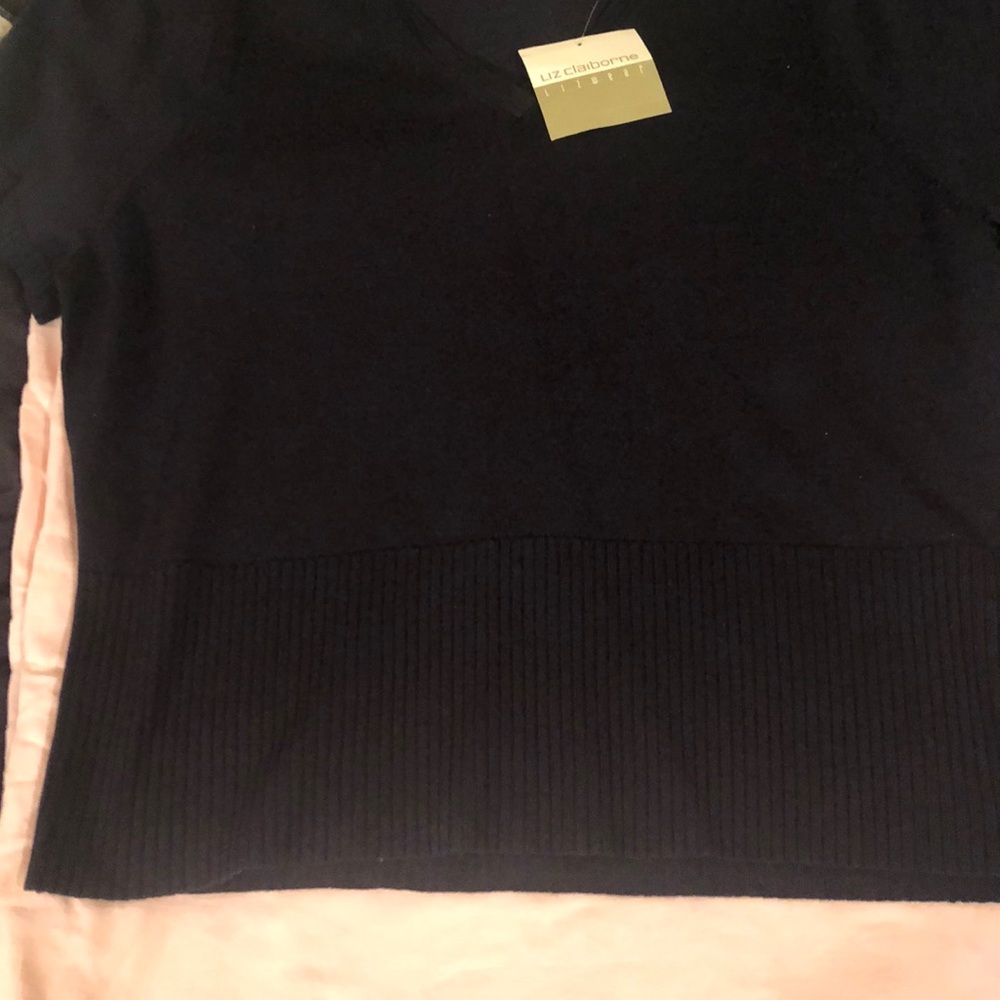 Liz Claiborne Black Knit Sweater